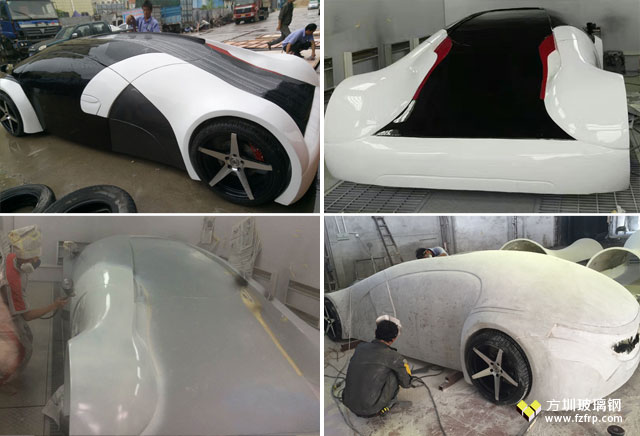 國外車展玻璃鋼概念跑車模型方圳工廠制作圖