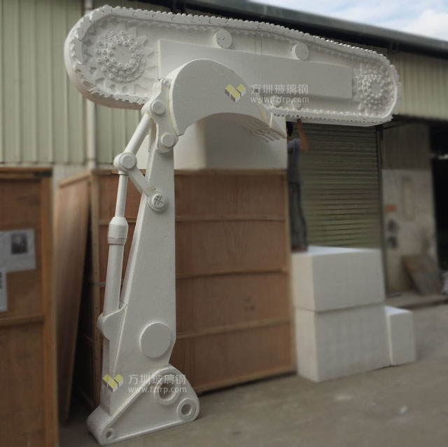 玻璃鋼挖機造型門頭 玻璃鋼挖機造型門頭